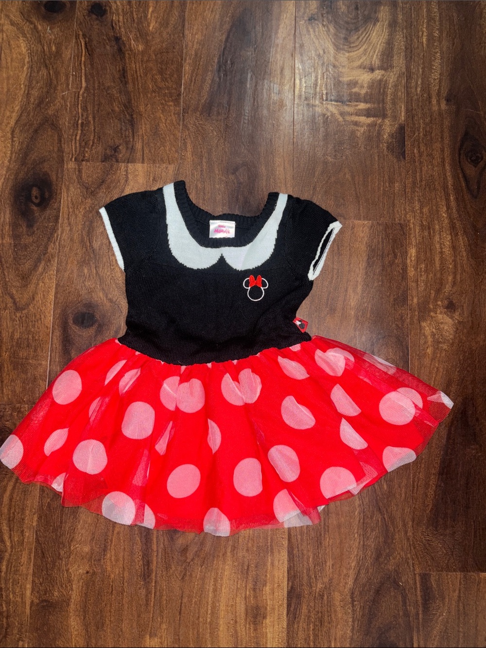 Disney Minnie Mouse Dress Black Red Halloween Costume School Daycare 12 Months